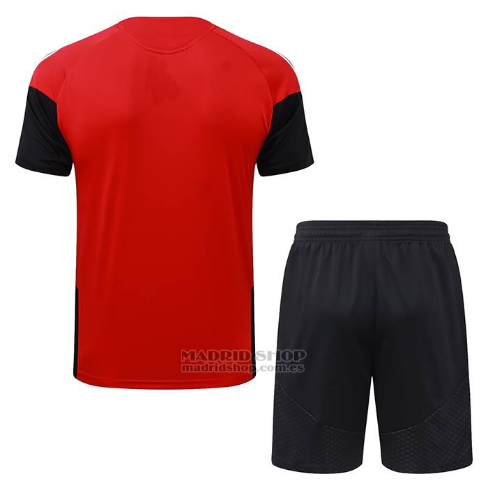Chandal del Arsenal Manga Corta 2026-2027 Rojo - Pantalon Corto